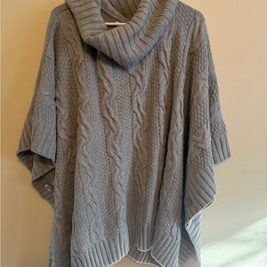 New York & Company Gray Cowl Neck Sweater